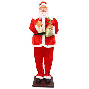 Babbo Natale Elettrico da 180 cm con Musica, Babbo Natale Danzante per Decorazioni Natalizie - Product Image 5