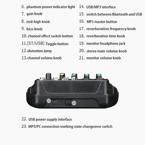 New design Mini Digital Audio Production Mixer - Product Image 3
