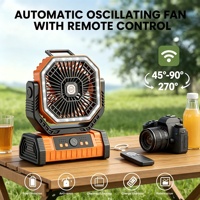 Ventilateur de table portable silencieux rechargeable, mini, double usage, à suspendre au mur