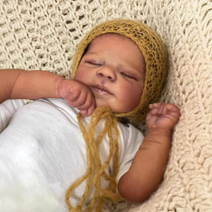49Cm Réaliste Souple <span class=keywords><strong>Silicone</strong></span> Reborn Réaliste Bébé Dormir Poupée Vinyle Pour Fille <span class=keywords><strong>Bebe</strong></span> Comme De Vrai Enfant <span class=keywords><strong>En</strong></span> Bas Âge Jouets Cadeau - Product Image 4