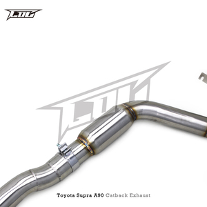 Catback recto automático para Toyota Supra A90 3,0 T 2020-2023 T304 resonador <span class=keywords><strong>tubo</strong></span> medio salida única carrera rendimiento deporte <span class=keywords><strong>tubo</strong></span> <span class=keywords><strong>de</strong></span> <span class=keywords><strong>escape</strong></span> - Product Image 3