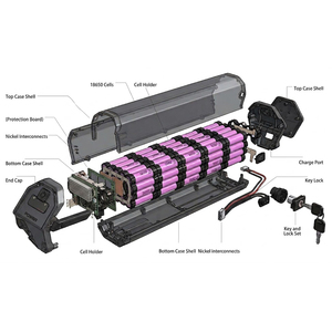 Batería Dorado para Aventon Peace 48V 460 48V 15ah 17.5ah ET T720 <span class=keywords><strong>NCM</strong></span> CRU7S <span class=keywords><strong>NCM</strong></span> MILANO <span class=keywords><strong>PLUS</strong></span> EMMO Paralo C E-Wild X C2 Monta X2 S3 - Product Image 2