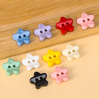 Kancing Resin Berbentuk Bunga, Hati, Bintang, Berbagai Warna 20L 24L 28L 32L Ukuran Dapat Disesuaikan untuk Sweater, Jaket, dan Kemeja