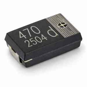 Condensador Sólido de Polímero de Aluminio para Fuente de Alimentación de Convertidor CC-CC MPL33730DG19TRX0 330uF 2V ESR9 Montaje SMD -55~+105 - Product Image 6