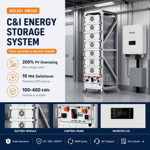 Système de stockage d'énergie solaire photovoltaïque C&I pour projets industriels et commerciaux, batterie <span class=keywords><strong>Solax</strong></span> HR140 en rack, système d'énergie solaire hybride 100-400 kWh - Product Image 1