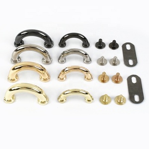 Meetee BD302 14/17mm Accesorios de Ferretería para Bolsos y Carteras, Kits de Reparación de Cuero para Cinturones, Gancho de Aleación, Anillo en D de Puente Arqueado, Hebilla - Product Image 5