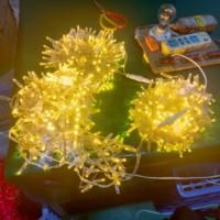 Guirnalda de Luces LED IP65 de PVC, 10 Metros, 100 LED, Impermeable, para Exteriores, Árboles de Navidad, Jardín, Fiestas, Decoración Comercial de Calles