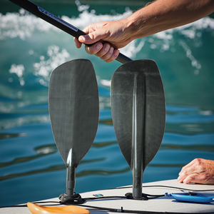 Yak ngoài trời biểu tượng tùy chỉnh sợi carbon Trắng Nước mái chèo cho Kayak và ván lướt sóng thể thao bao gồm phụ kiện túi-cho đại dương vùng biển - Product Image 1