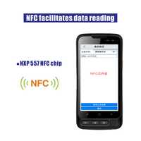Escáner de Código de Barras PDA Android con Pantalla Táctil IP68, Láser 2D, QR, Batería de 4000 mAh, Pantalla de 5 Pulgadas, Disponible en Stock