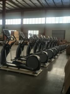 Machine <span class=keywords><strong>elliptique</strong></span> commerciale, 6 modes d'entraînement, auto-alimentée avec affichage multi-données - Product Image 5