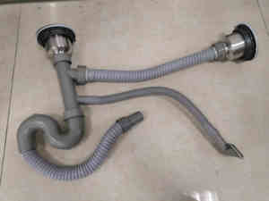 Accessori lavello <span class=keywords><strong>doppio</strong></span> ciotola scolapiatti <span class=keywords><strong>sifone</strong></span> cucina filtro moderno 113mm tubo lucidato tazza filtro <span class=keywords><strong>sifone</strong></span> De Sol - Product Image 2