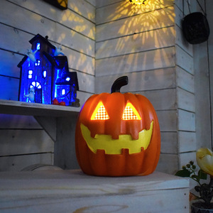 Halloween Pumpkin Decor <b>Battery</b> <b>Operated</b> Led Light Indoor Outdoor Plastic Craft Decoration - Product Image 2