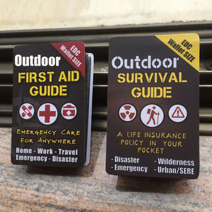 Guía de supervivencia de bolsillo EDC guía de billetera pequeña asegura tu vida - Product Image 1