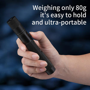 Лазерная указка J07 черного цвета, корпус из алюминиевого сплава, перезаряжаемая через USB, 100 мВт, 665 нм, красный лазер для презентаций, обучения и совещаний - Product Image 3