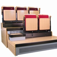 JY-780 Tribune portable en aluminium pour gymnase scolaire, système de sièges pour salle de sport, basketball, volleyball