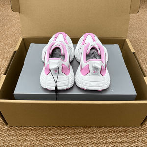 Zapatillas Deportivas Blancas y Rosas para Mujer, Estilo Urbano Informal, con Plataforma, para Uso Diario - Product Image 5