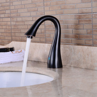 Robinet intelligent pour lavabo, style moderne minimaliste, entièrement automatique, à détection infrarouge, en cuivre, à montage sur plan, eau chaude et froide, Pineapple New-style