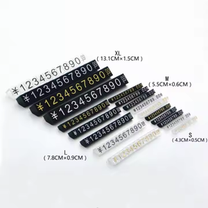 Ayarlanabilir fiyat küp görüntüler-saatler için sayı ve mektup yüzük takı, dolar fiyat etiketi raf, süpermarket kullanımı - Product Image 6