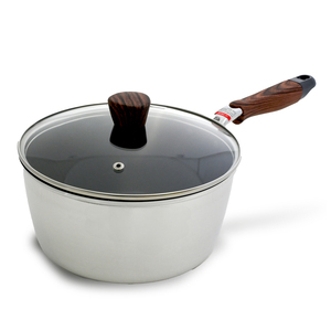 Cacerola Ultra Duradera con Revestimiento de Titanio, Juego de Utensilios de Cocina Antiadherentes para Inducción con Tapa de Vidrio - Product Image 1