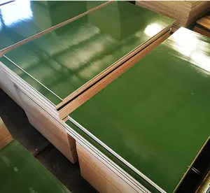 Wholesale China Film Faced Veneer Plywood Board Black/Green/Brown Birch Melamine Plywood