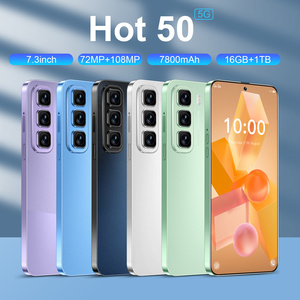 Meilleure vente Hot50 Pro Smartphone système <span class=keywords><strong>Android</strong></span> longue durée de vie de la batterie 6.9 pouces 2K écran WiFi <span class=keywords><strong>Bluetooth</strong></span> double carte débloquée par visage - Product Image 6