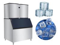Machine à glaçons commerciale à haute efficacité directe d'usine électrique avec forme de glace carrée rapide de compresseur pour les hôtels de ménages