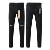 KSUBI jeans Men Straight stacked Skinny Slim Fit Designer Jeans Denim Pants Fashion Streetwear jeans pants for men