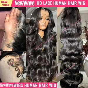 越南原发双层拉伸波浪蕾丝前额无胶假发原装豪华越南原发假发适合黑人女性 - Product Image 6