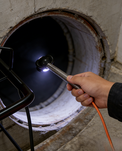 Caméra d'inspection des canalisations 20M 512Hz à nivellement automatique avec capteur CMOS AHD 4MP, écran tactile 7 pouces et mémoire 128 Go - Product Image 6