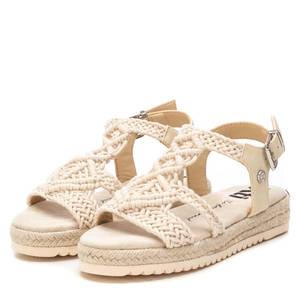 Xti Girls' Sandal 151261 Beige 3 Cm Heel Size 32 <b>Flat</b> Sandals - Product Image 4