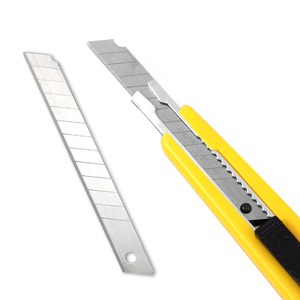 Material de acero al carbono de alta calidad, 9mm, 18mm, cuchillos de utilidad, cuchilla de repuesto con paquete de caja - Product Image 3