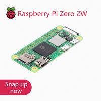 Raspberry Pi Zero 2W 1 GHz Quad-core 64 bits Arm Cortex-A53 CPU 512 Mo SDRAM BT BLE & WiFi Pi 0 2 W avec kit boîtier et connecteurs