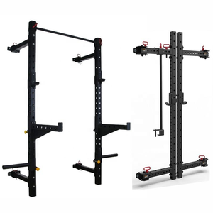 Equipo <span class=keywords><strong>de</strong></span> Gimnasio para el Hogar, Soporte <span class=keywords><strong>de</strong></span> Sentadillas Multifuncional Plegable y Ajustable para Montar en la <span class=keywords><strong>Pared</strong></span> - Product Image 1