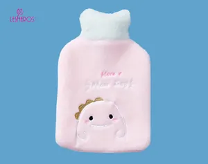 Lesheros bán buôn 1000ml Fleece Túi nước nóng nóng gói nhiệt ấm áp với bìa