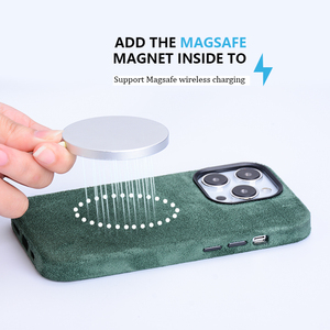 LOGOTIPO personalizado de alta calidad Precio de fábrica Turn Fur Funda de teléfono de cuero Caro Costy Funda de teléfono móvil para iPhone 13 Plus Max - Product Image 4