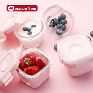 BPA miễn phí bé thực phẩm thủy tinh <span class=keywords><strong>container</strong></span> với nhiệt cách điện Silicone tay áo kín <span class=keywords><strong>PP</strong></span> Nắp Mini Glass bé hộp đựng thức ăn - Product Image 6