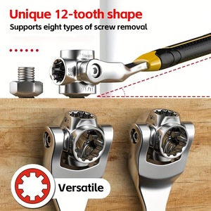 Socket Wrench 1/2 In Stainless Steel Forging Process Industrial Grade With Non Slip Grip And Rotating Design For Automotive - Product Image 4