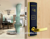 Udohow Popular Choice Electronic Hotel Lock con software de gestión para hoteles y resorts