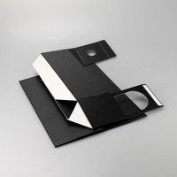 Estuche de Regalo para Vino Sostenible |   Caja de Papel Rígida Magnética Plegable con Recubrimiento para Marca de Viñedo, para Empaque de Vino
