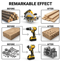 Kit combiné d'outils électriques sans fil en gros pour usine : perceuse, ponceuse, cloueuse, meuleuse, ensemble d'outils au lithium rechargeables 20V