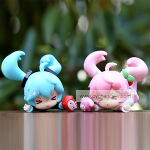 ฟิกเกอร์อนิเมะญี่ปุ่นยอดนิยม ตัวละครการ์ตูนน่ารัก ของเล่นอาหารจานด่วนสำหรับเด็ก ชุดของเล่นแฮปปี้มีล จำนวนมาก - Product Image 3