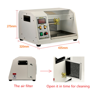 抛光机带除尘器迷你抛光研磨电机台式研磨机抛光机珠宝抛光机110伏220伏 - Product Image 4