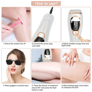 IPL Lumière Pulsée Sans Douleur Domestique, Épilateur Portable et Indolore Épilation Permanente, <span class=keywords><strong>Laser</strong></span> d'Épilation à Domicile - Product Image 6
