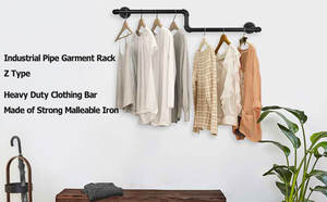 ราวแขวนผ้าติดผนังแบบท่ออุตสาหกรรม - Product Image 5