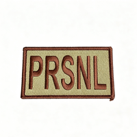 Patch brodé personnalisé 3D fait main, patch brodé en toile écologique pour chaussures, sacs, vêtements, uniformes, équipement tactique
