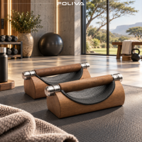 Peralatan Studio Kebugaran Boutique Dengan Mesin Gym Kayu Mewah untuk Pelatihan Pribadi Premium Peralatan Kebugaran Indoor Push-up