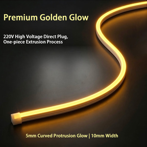 Bande lumineuse LED en silicone 110-220V haute tension, dimmable, sans scintillement, flexible, étanche IP65, sans pilote, pour la maison et la chambre - Product Image 3