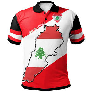 Cá nhân lebanon Ngày Độc Lập polo Áo sơ mi cedrus libani bán buôn số lượng lớn OEM polo Áo sơ mi Unisex với biểu tượng tùy chỉnh - Product Image 1