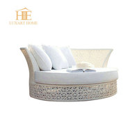 Canapé en rotin pour loisirs de plein air, mobilier de jardin, chaise longue pour piscine, bord de mer, balcon, terrasse, imperméable et résistant au soleil