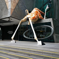 Patung Sapi Fiberglass Ukuran Besar Mirip Asli, Model Resin Buatan Tangan, Ornamen untuk Lanskap Seni Plaza Umum dan Hotel